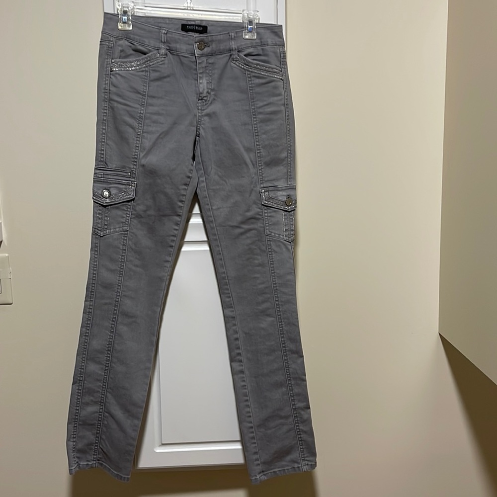 White House Black Market gray jeans size 4 regular